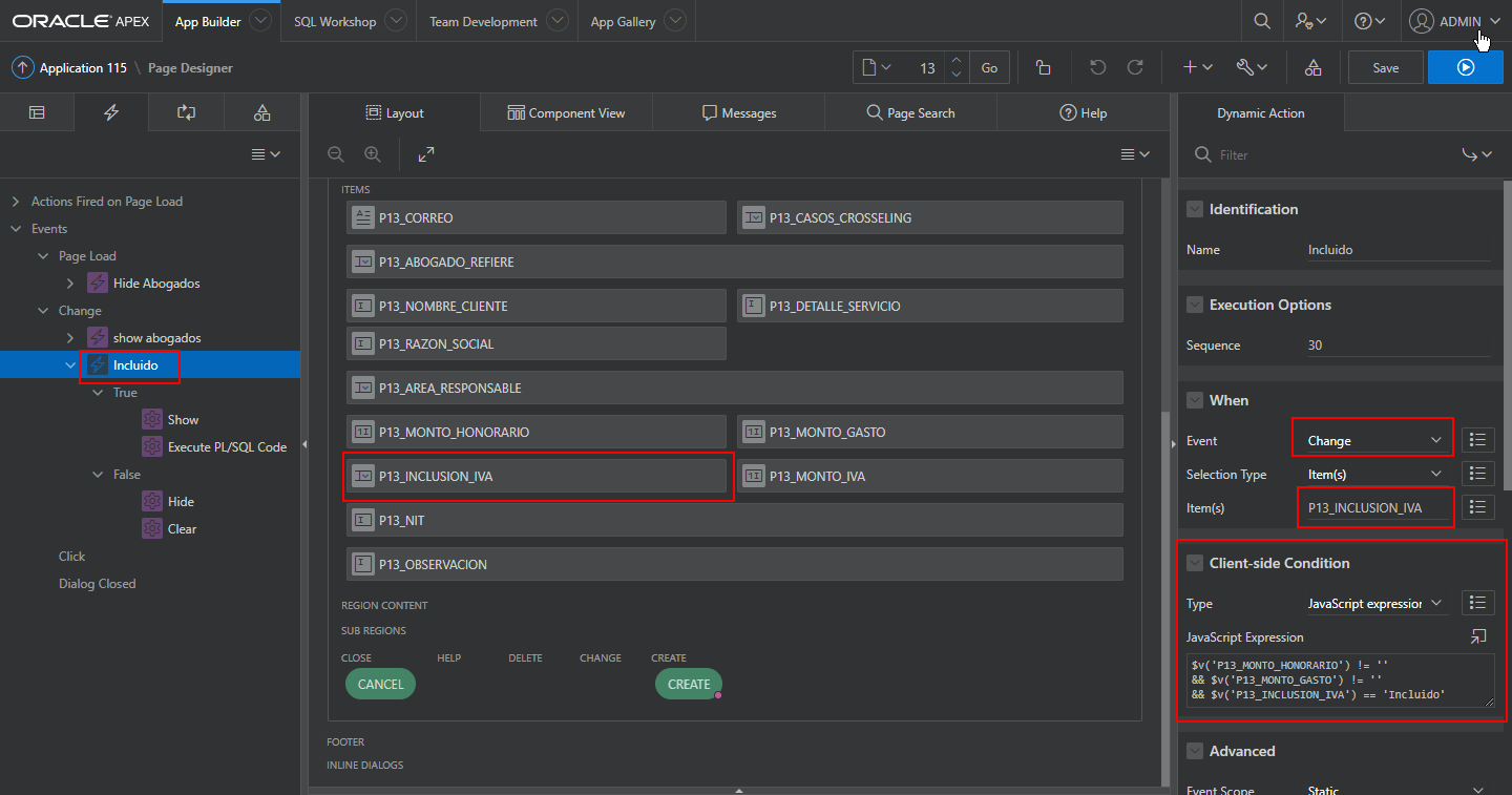 Cómo realizar cálculos matemáticos en el frontend de Oracle APEX ...