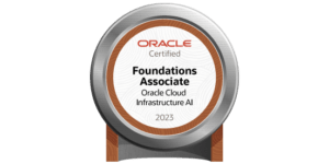 Oracle Cloud Infrastructure 2023 AI Certified Foundations Associate